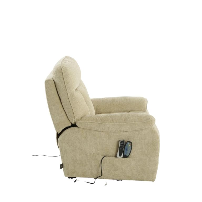 Cornwall Rise Recliner Armchair - Beige Fabric