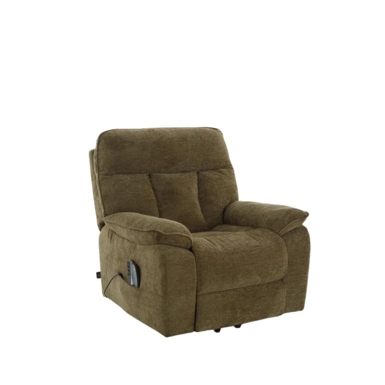 Cornwall Rise Recliner Armchair - Brown Fabric