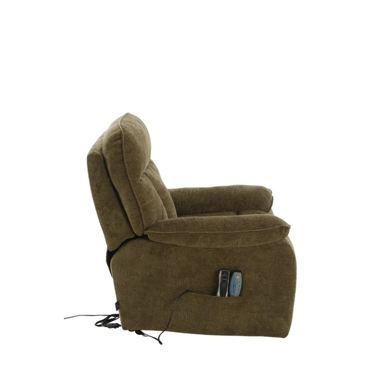 Cornwall Rise Recliner Armchair - Brown Fabric