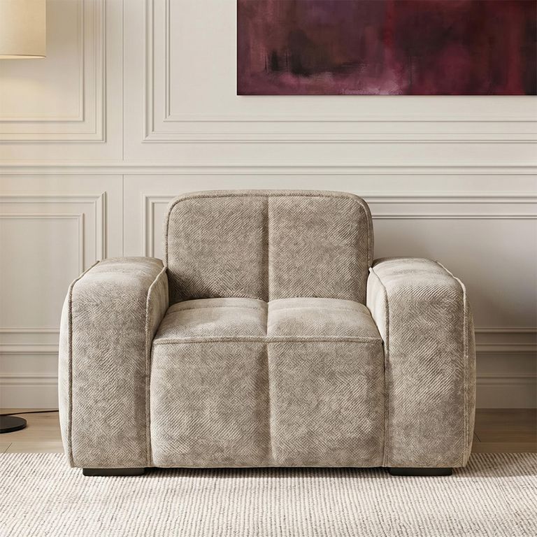 Paris Armchair - Beige Fabric