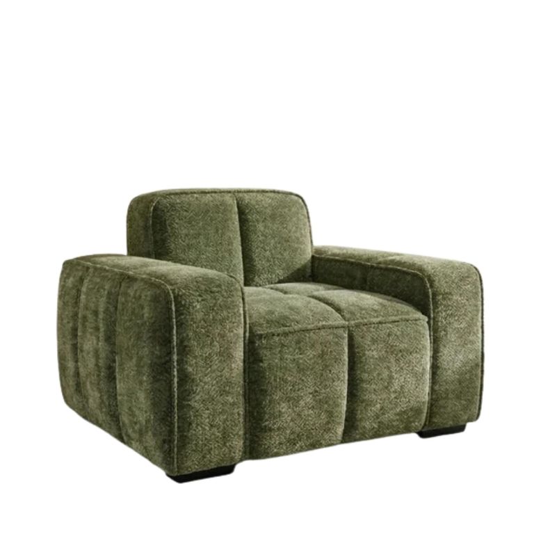 Paris Armchair - Olive Fabric