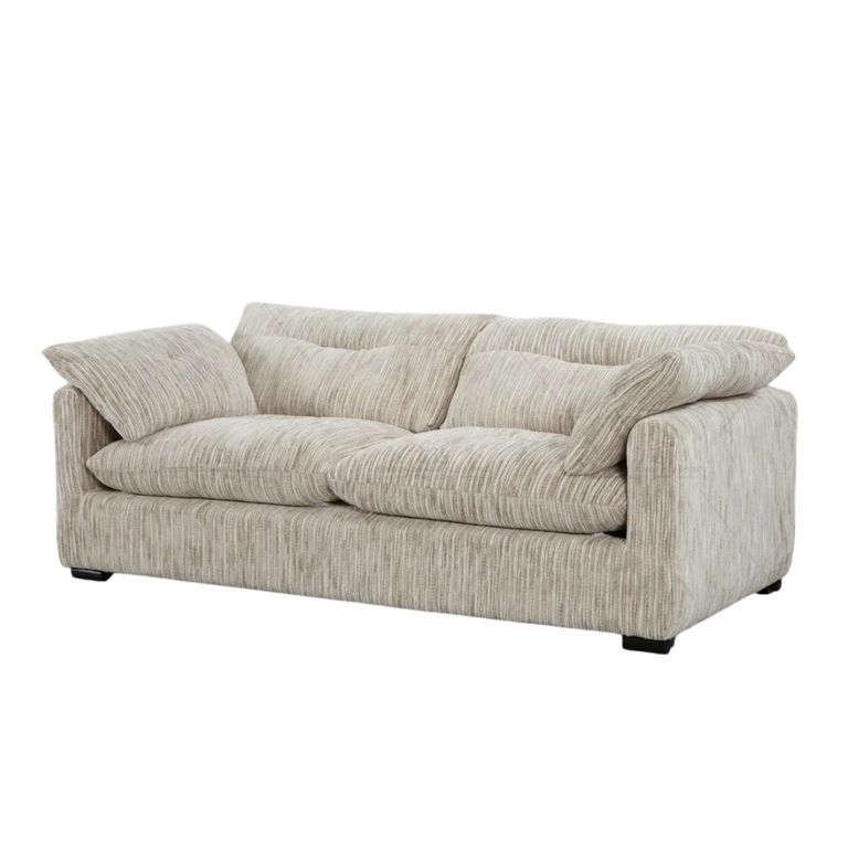 Quetta Sofa - Grey Fabric - 3+2 Seater