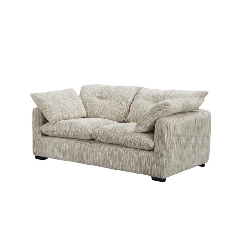 Quetta Sofa - Grey Fabric - 3+2 Seater