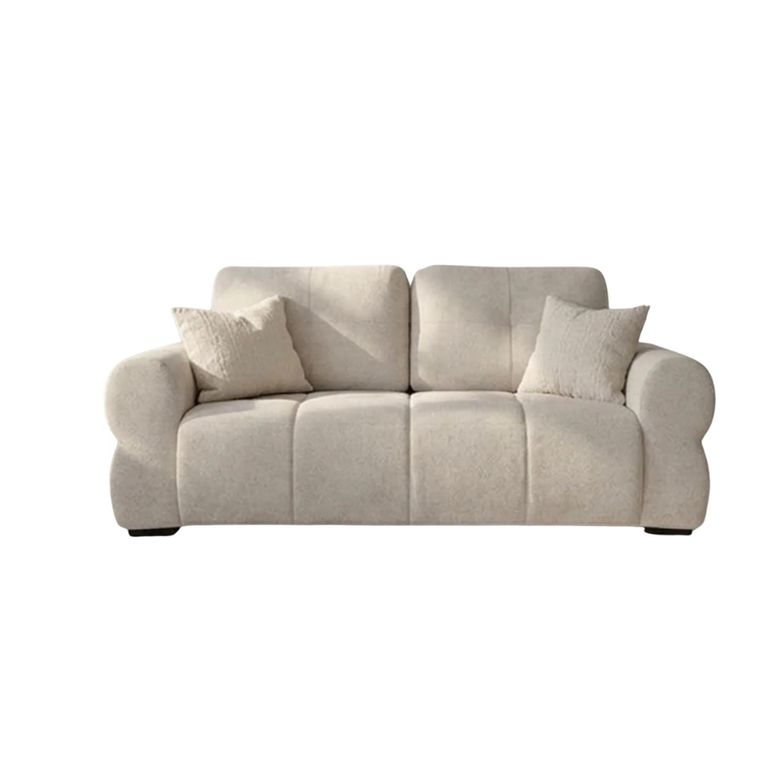 San Marino Sofa - Beige Fabric - 3+2 Seater