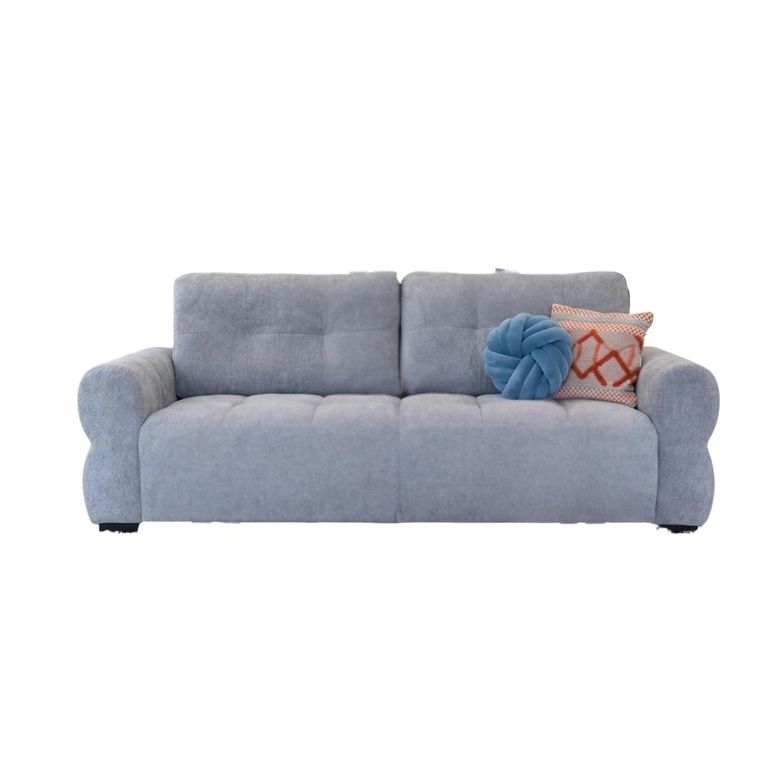 San Marino Sofa - Grey Fabric - 3+2 Seater