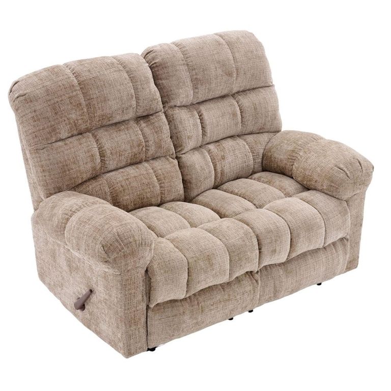 Cloud Manual Recliner Sofa - 2 Seater - Beige - Fabric