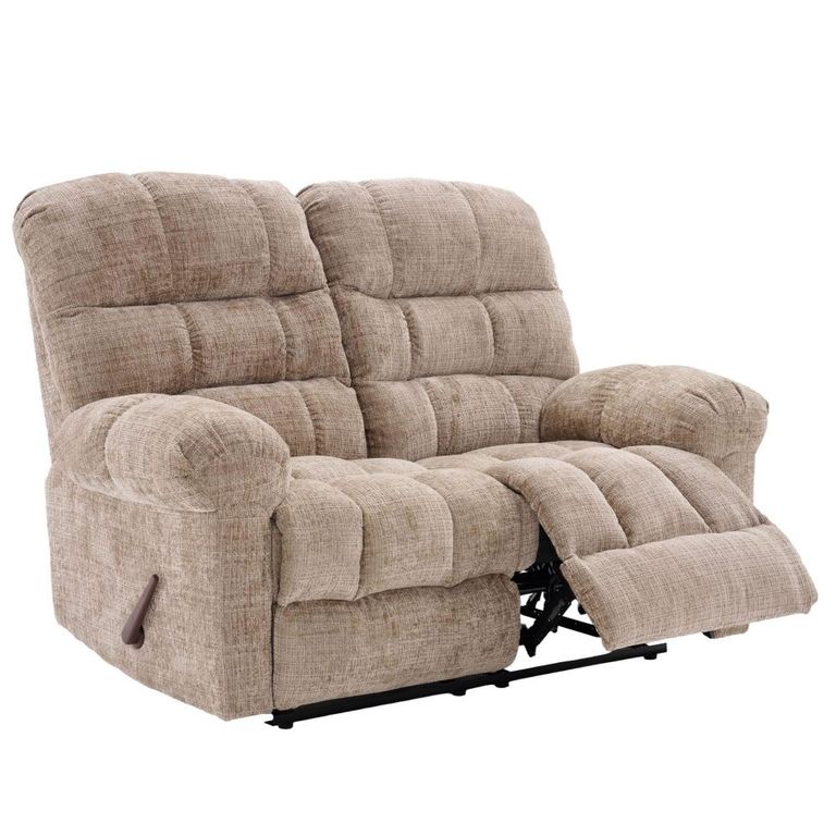 Cloud Manual Recliner Sofa - 2 Seater - Beige - Fabric