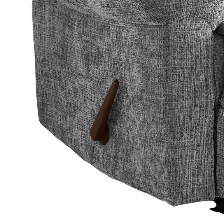 Cloud Manual Recliner Sofa - 2 Seater - Grey - Fabric