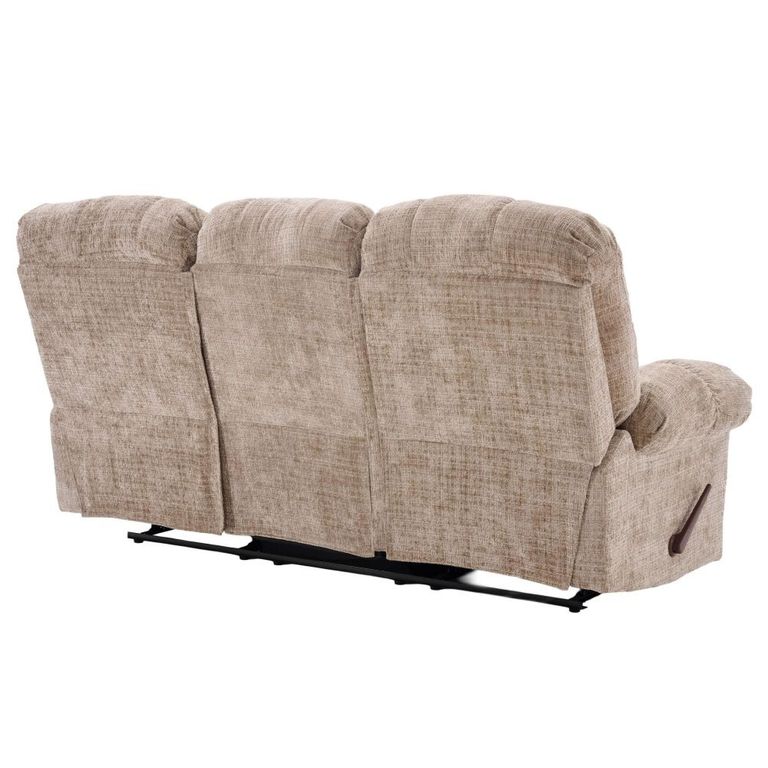 Cloud Manual Recliner Sofa Suite - 3+1+1 Seater - Beige - Fabric