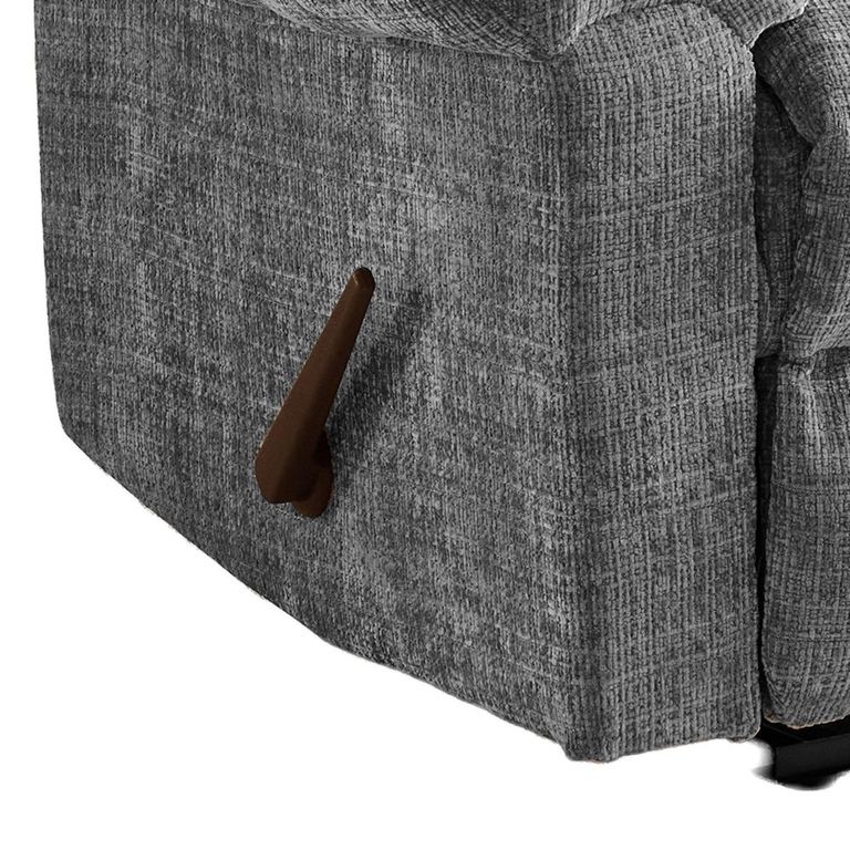 Cloud Manual Recliner Sofa Suite - 3+1+1 Seater - Grey - Fabric