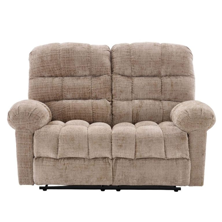 Cloud Manual Recliner Sofa Suite - 3+2 Seater - Beige - Fabric