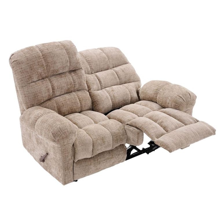 Cloud Manual Recliner Sofa Suite - 3+2 Seater - Beige - Fabric
