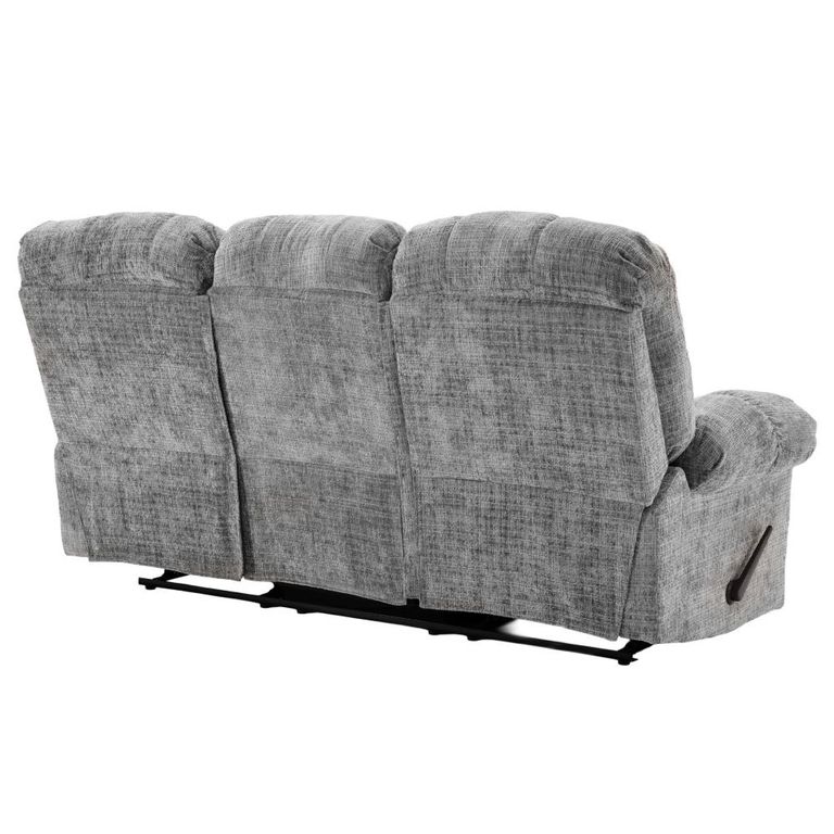 Cloud Manual Recliner Sofa Suite - 3+2 Seater - Grey - Fabric