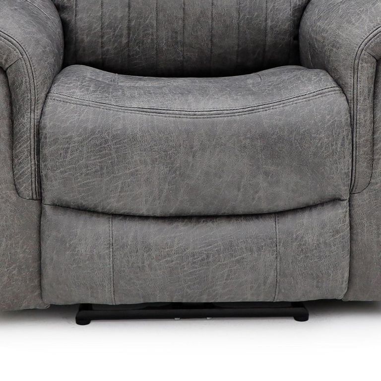 Darlington Recliner Armchair - Slate Grey - Fabric