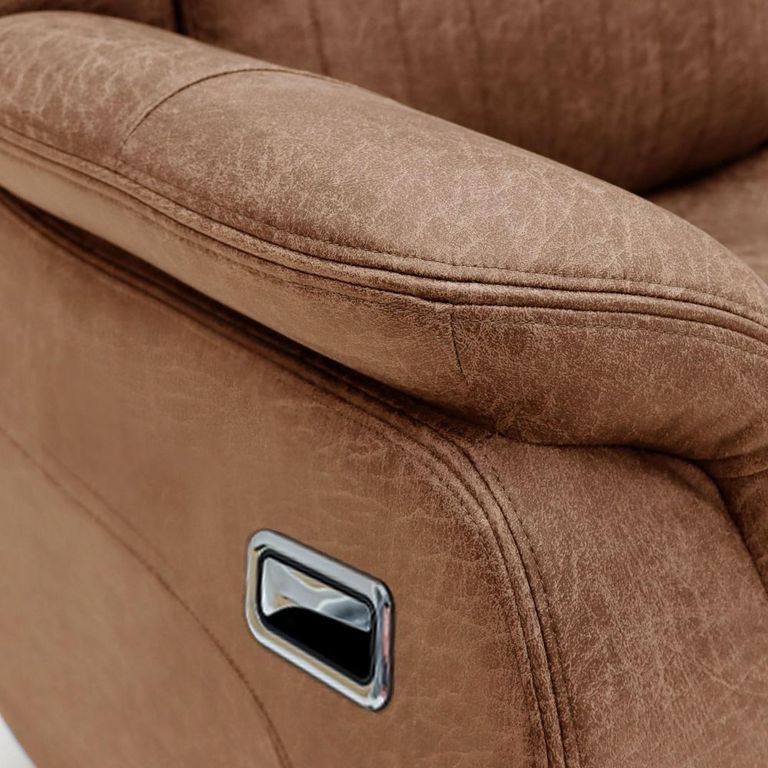 Darlington Recliner Armchair - Warm Tan - Fabric