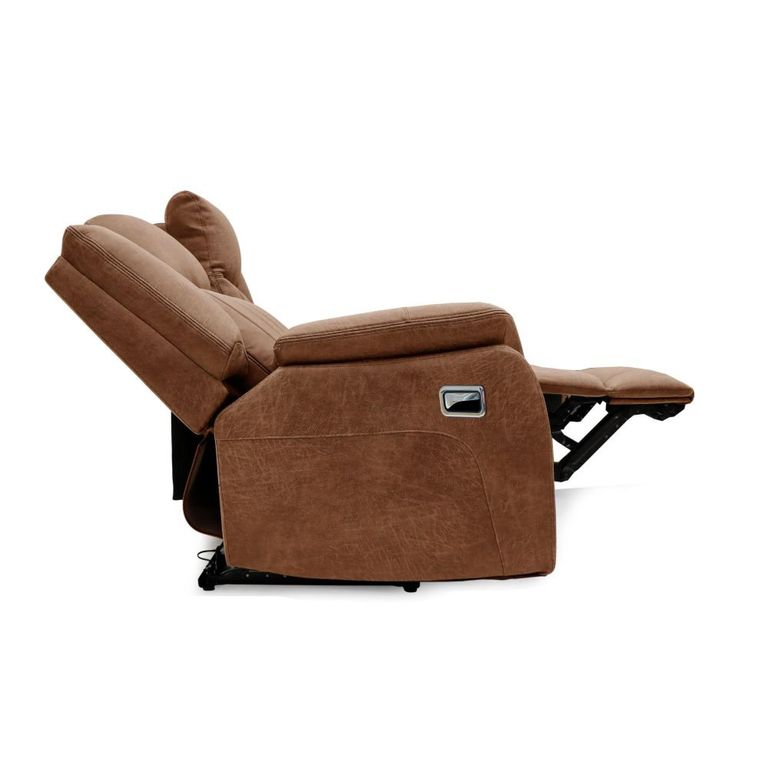 Darlington Recliner Sofa - 2 Seater - Warm Tan - Fabric