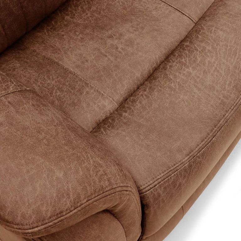 Darlington Recliner Sofa - 2 Seater - Warm Tan - Fabric
