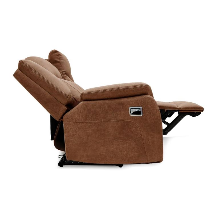 Darlington Recliner Sofa - 3 Seater - Warm Tan - Fabric
