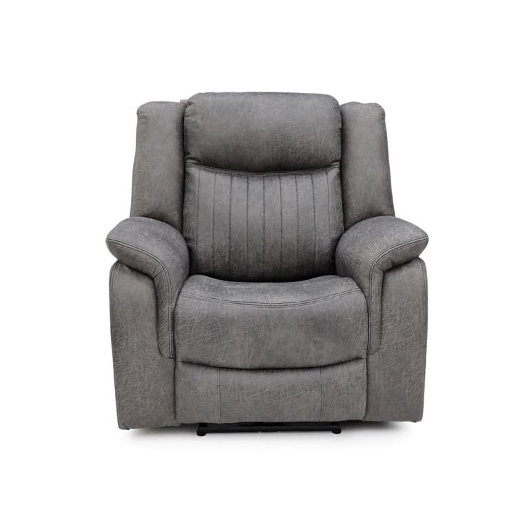 Darlington Recliner Sofa Suite - 3+1+1 Seater - Slate Grey - Fabric
