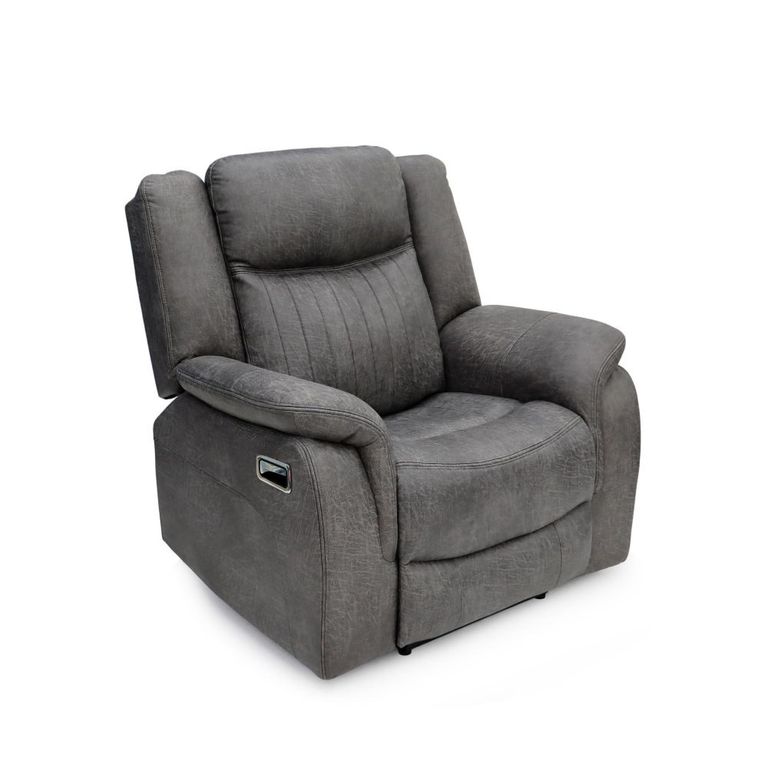 Darlington Recliner Sofa Suite - 3+1+1 Seater - Slate Grey - Fabric