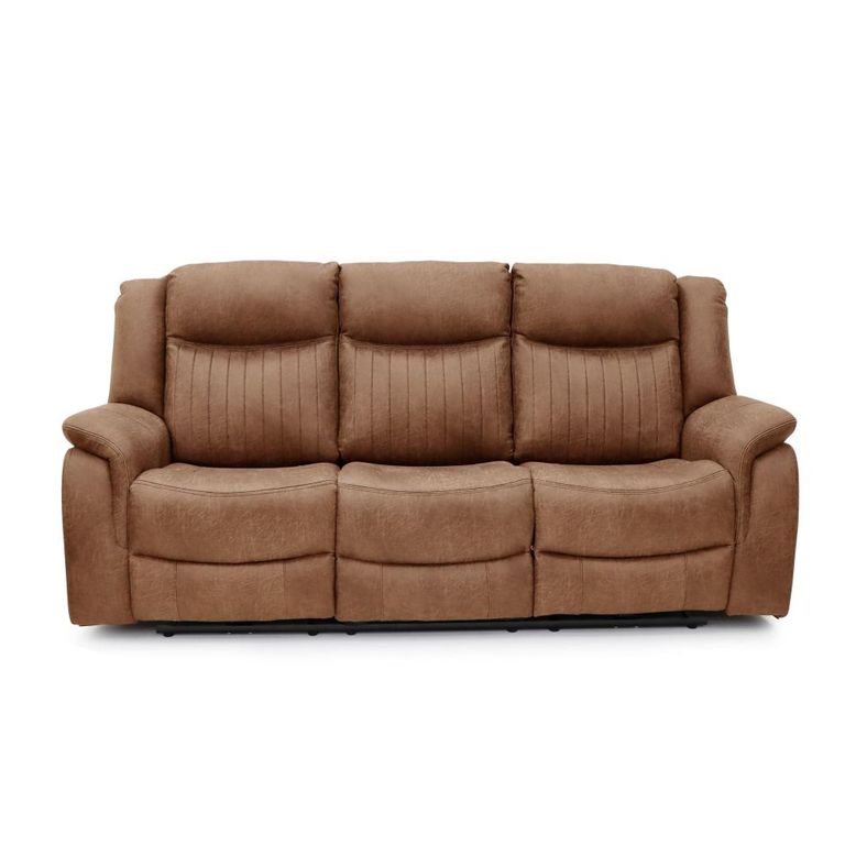 Darlington Recliner Sofa Suite - 3+1+1 Seater - Warm Tan - Fabric