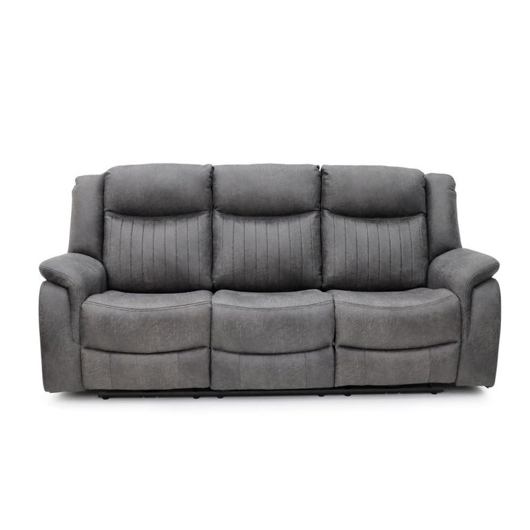 Darlington Recliner Sofa Suite - 3+2 Seater - Slate Grey - Fabric