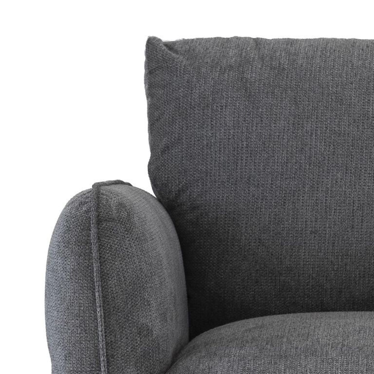 Georgia Armchair - Dark Grey - Fabric