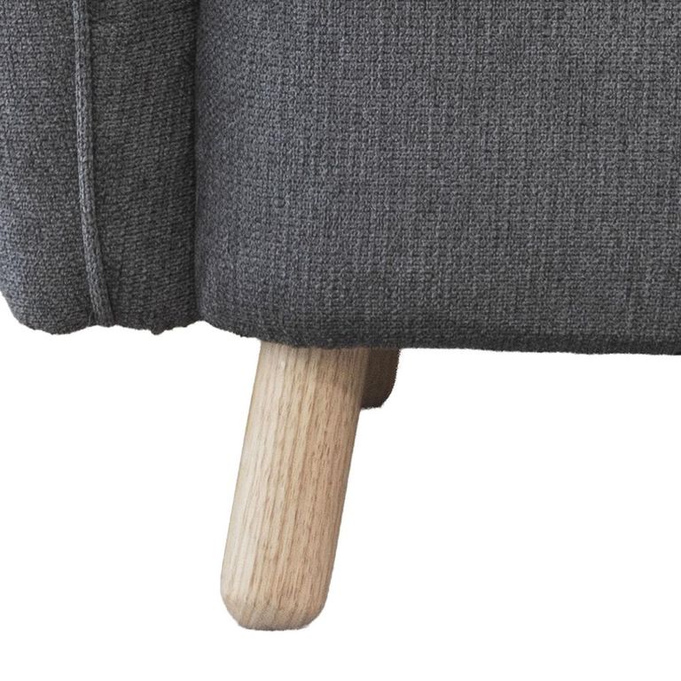 Georgia Armchair - Dark Grey - Fabric