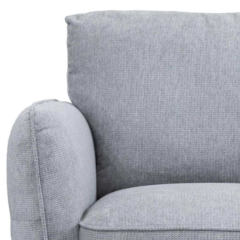 Georgia Armchair - Light Grey - Fabric
