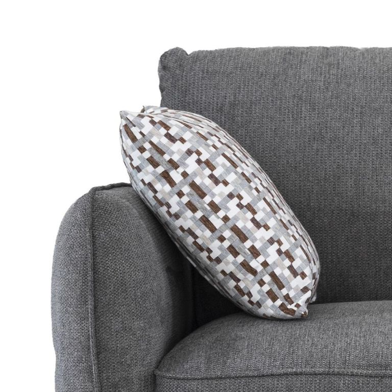 Georgia Sofa - 2 Seater - Dark Grey - Fabric