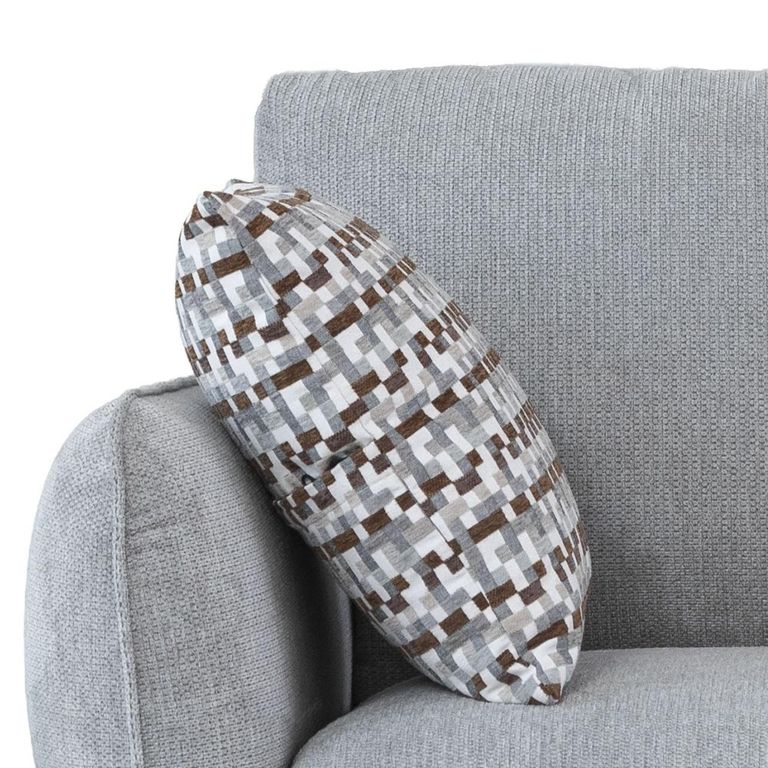 Georgia Sofa - 2 Seater - Light Grey - Fabric