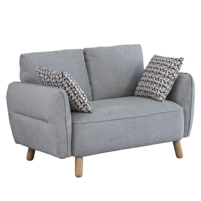 Georgia Sofa Suite - 3+2 Seater - Light Grey - Fabric