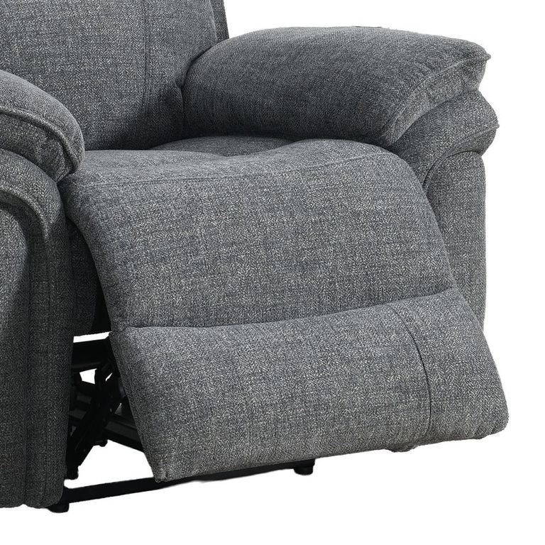 Harrow Electric Recliner Armchair - Dark Grey - Fabric