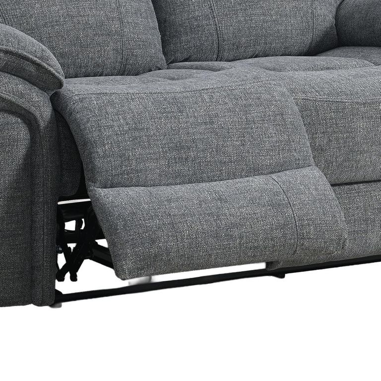 Harrow Electric Recliner Sofa - 2 Seater - Dark Grey - Fabric