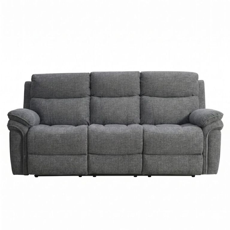 Harrow Electric Recliner Sofa Suite - 3+2 Seater - Dark Grey - Fabric