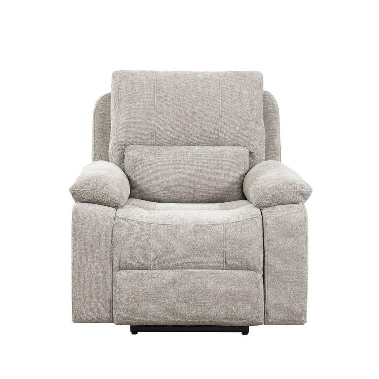 Knightsbridge Electric Recliner Armchair - Fossil - Fabric