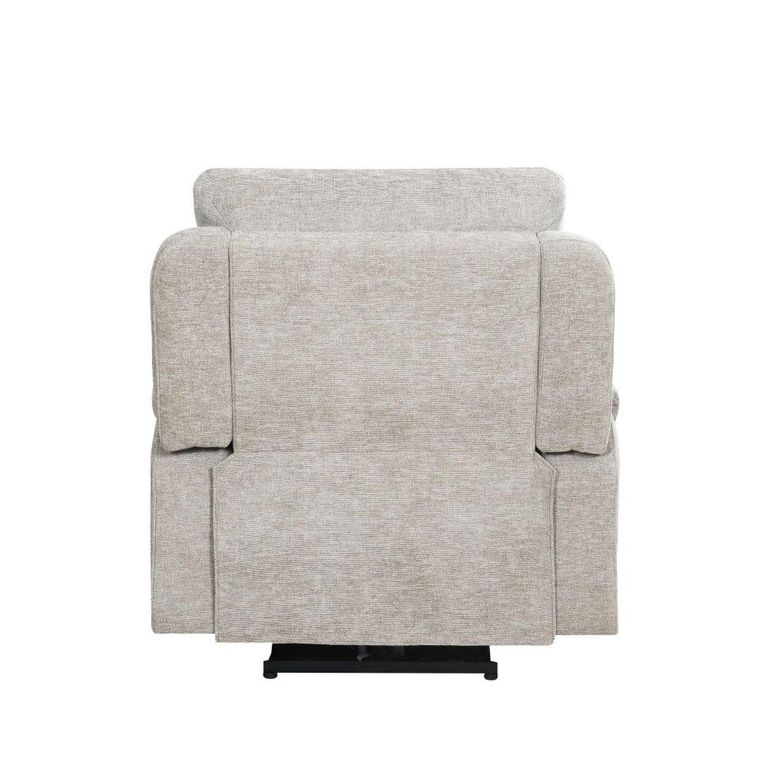 Knightsbridge Electric Recliner Armchair - Fossil - Fabric