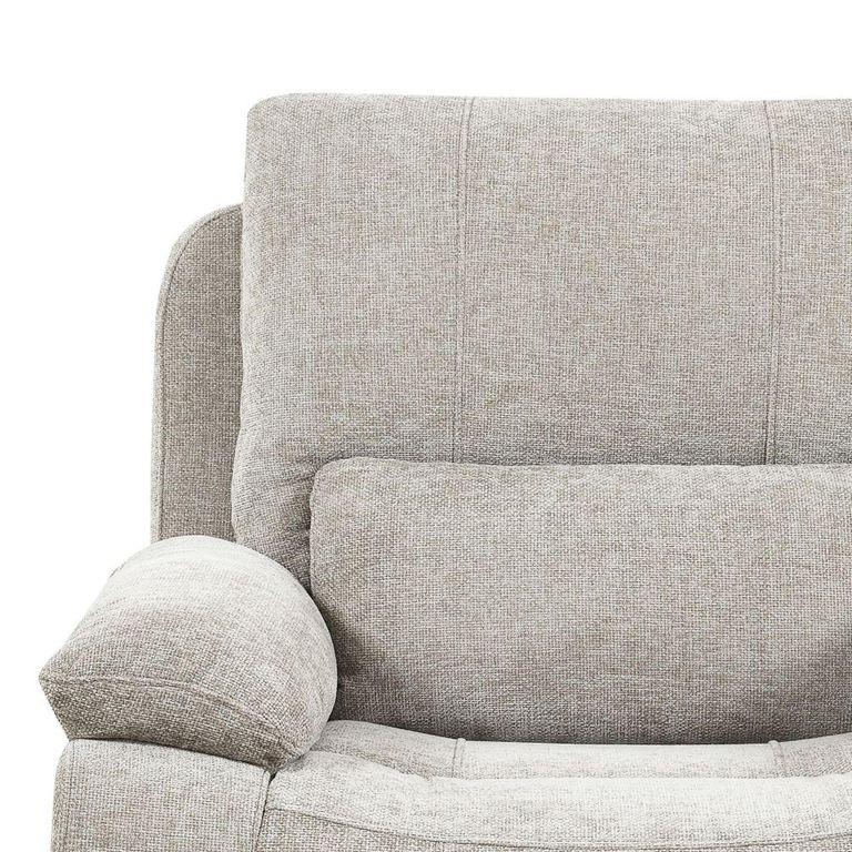 Knightsbridge Electric Recliner Armchair - Fossil - Fabric
