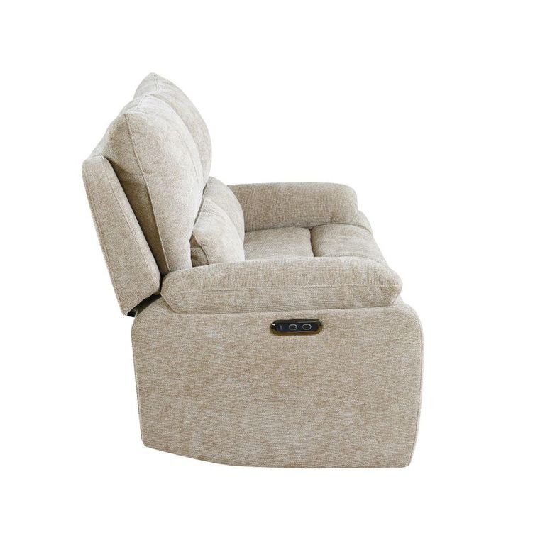 Knightsbridge Electric Recliner Sofa - 2 Seater - Fossil - Fabric