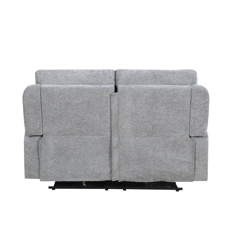 Knightsbridge Electric Recliner Sofa - 2 Seater - Granite - Fabric