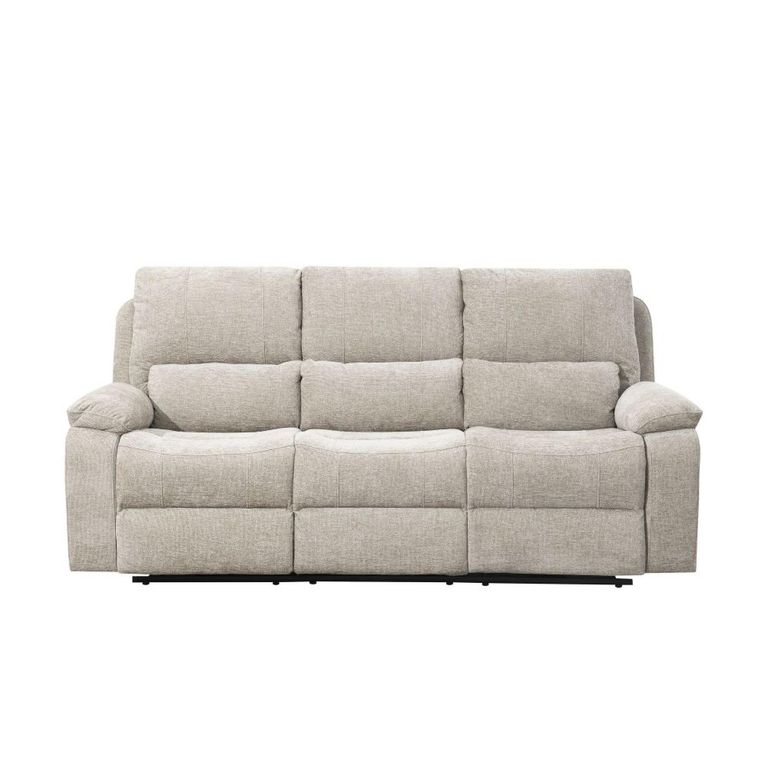 Knightsbridge Electric Recliner Sofa - 3 Seater - Fossil - Fabric