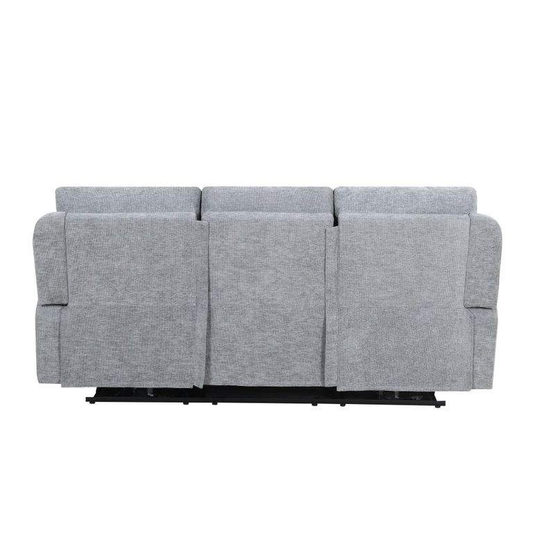 Knightsbridge Electric Recliner Sofa - 3 Seater - Granite - Fabric