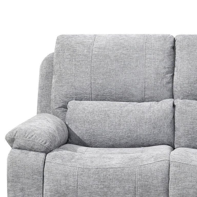 Knightsbridge Electric Recliner Sofa - 3 Seater - Granite - Fabric