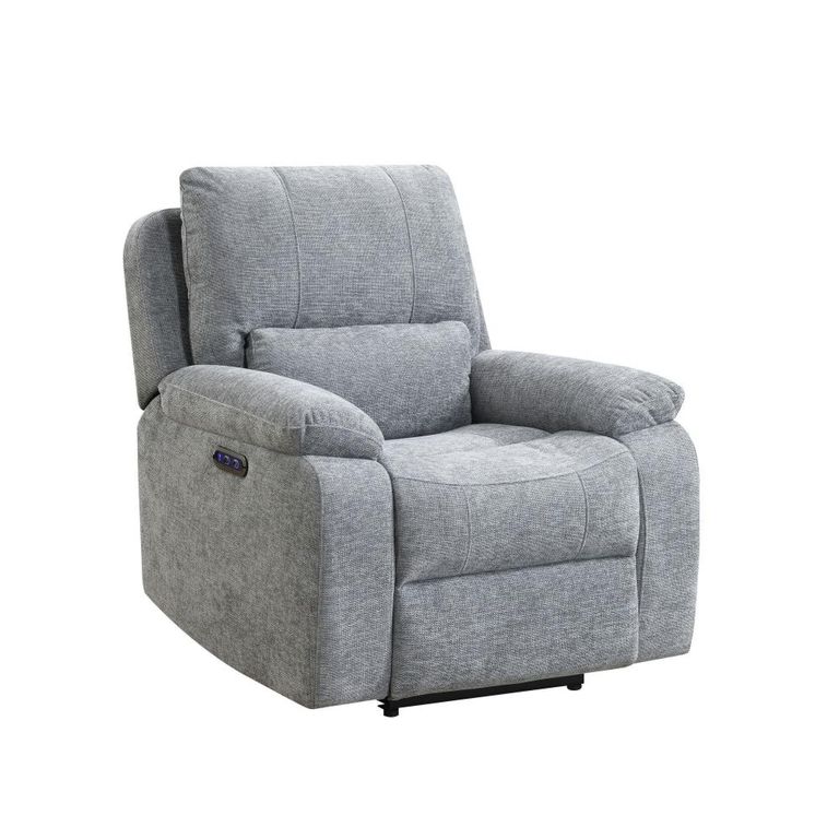 Knightsbridge Electric Recliner Sofa Suite - 3+1+1 Seater - Granite - Fabric