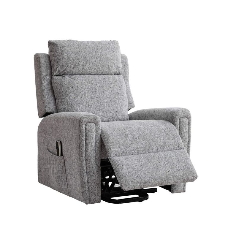Mayfair Electric Lift & Tilt Armchair - Dual Motor - Ash Grey - Fabric