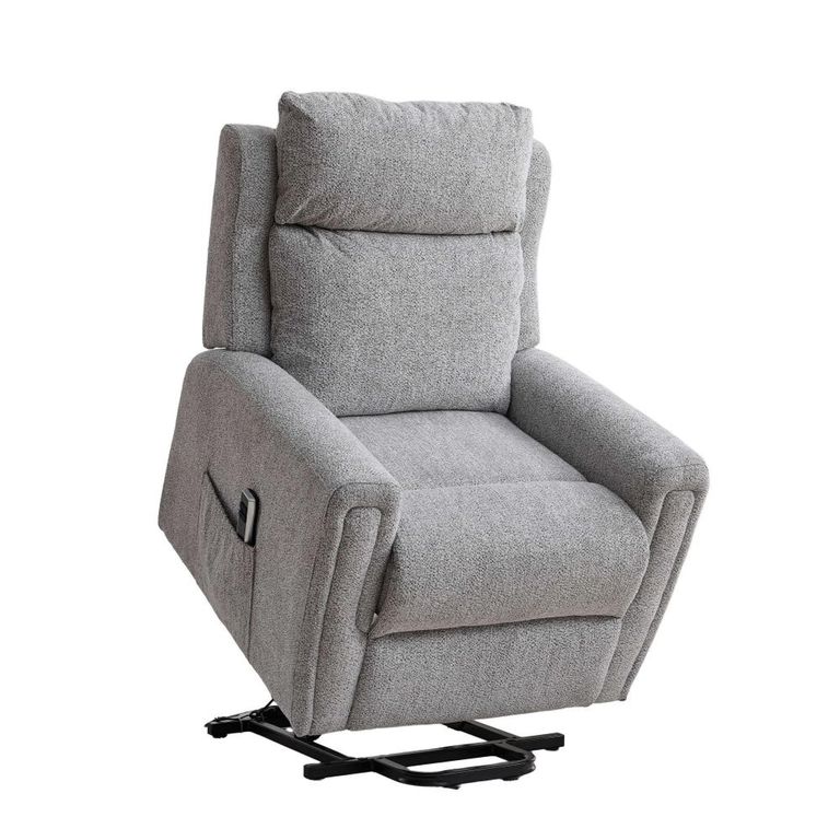 Mayfair Electric Lift & Tilt Armchair - Dual Motor - Ash Grey - Fabric