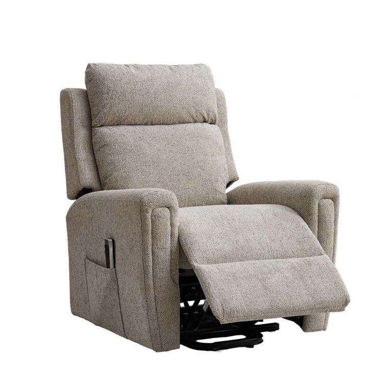 Mayfair Electric Lift & Tilt Armchair - Dual Motor - Beige - Fabric