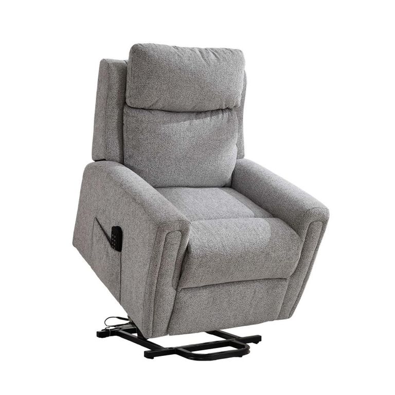 Mayfair Electric Lift & Tilt Armchair - Quad Motor - Ash Grey - Fabric