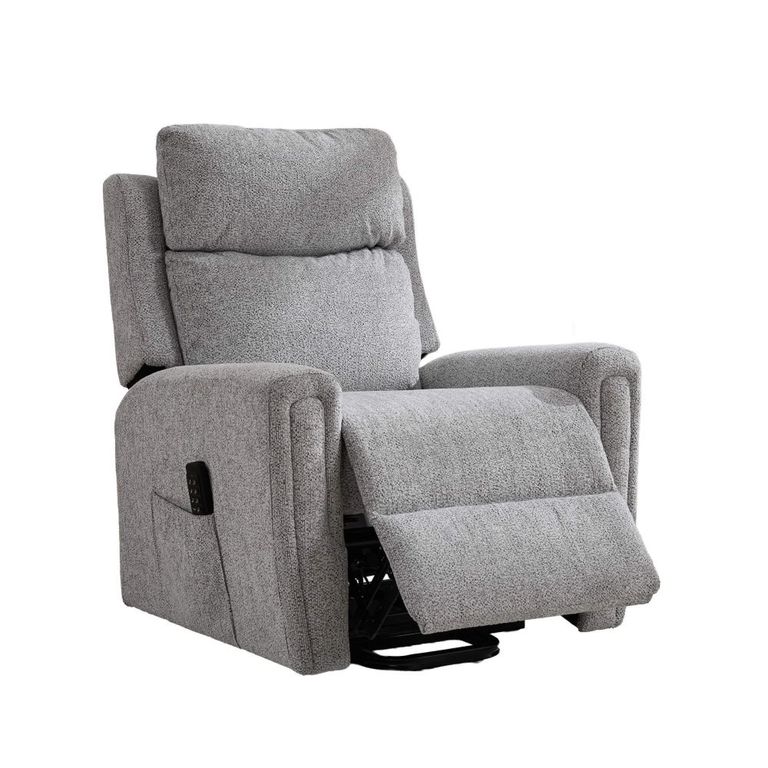 Mayfair Electric Lift & Tilt Armchair - Quad Motor - Ash Grey - Fabric