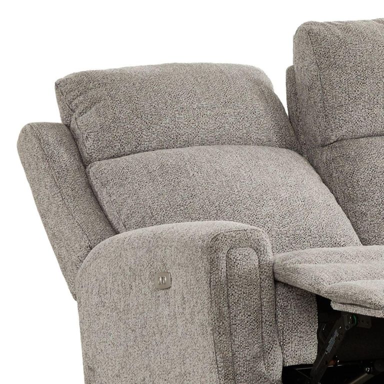 Mayfair Electric Recliner Sofa - 2 Seater - Ash Grey - Fabric